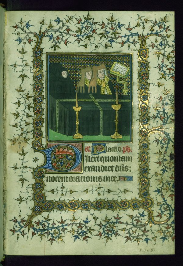 Book of Hours, Marginalia, Walters Manuscript W.99, fol. 101r