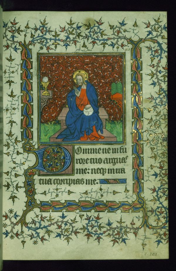 Book of Hours, Marginalia, Walters Manuscript W.99, fol. 79r