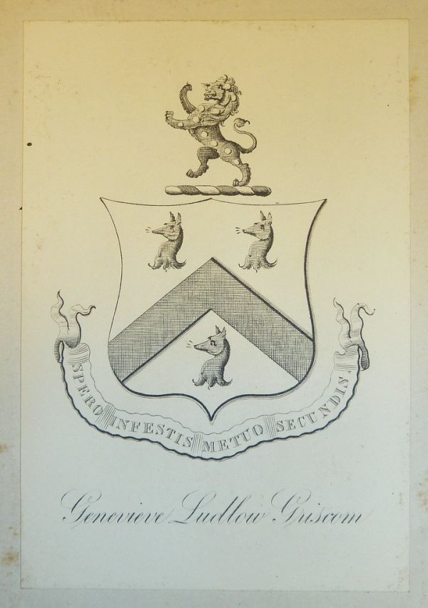 Bookplate of Genevieve Ludlow Griscom