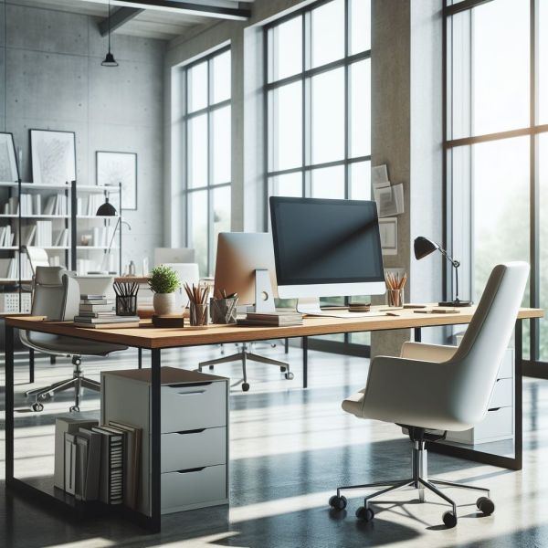 Bright Office Desk