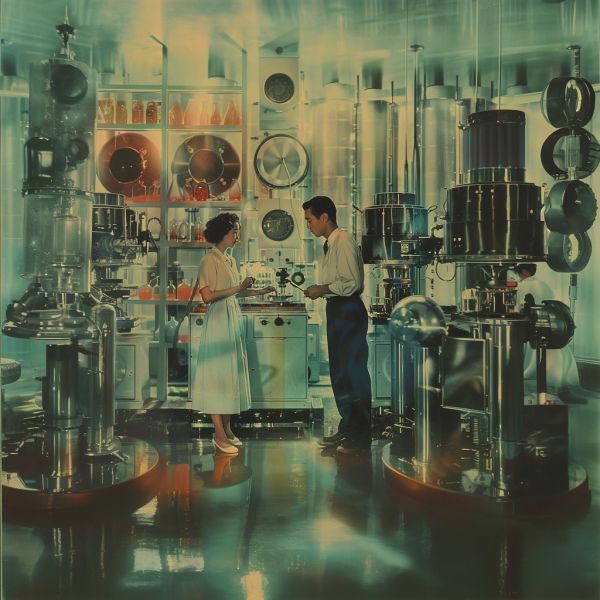 Busy Day in the Lab.