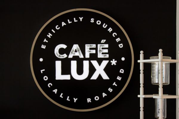 Cafe Lux Coffee Shop Logo