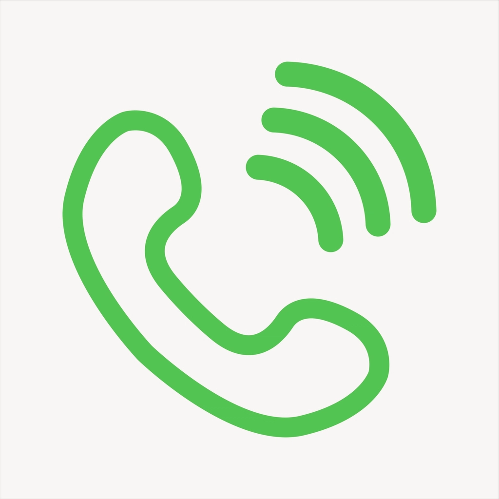Calling icon clipart illustration vector