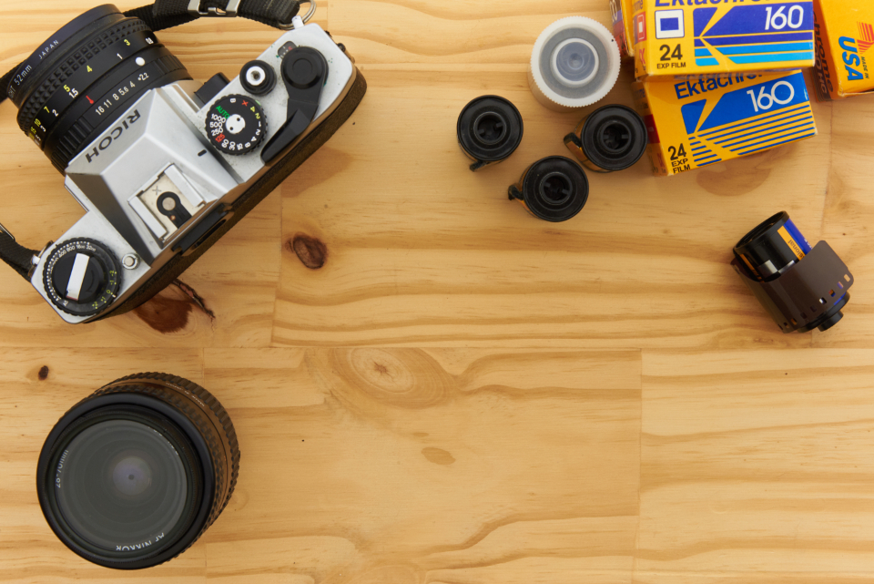 Camera Flatlay