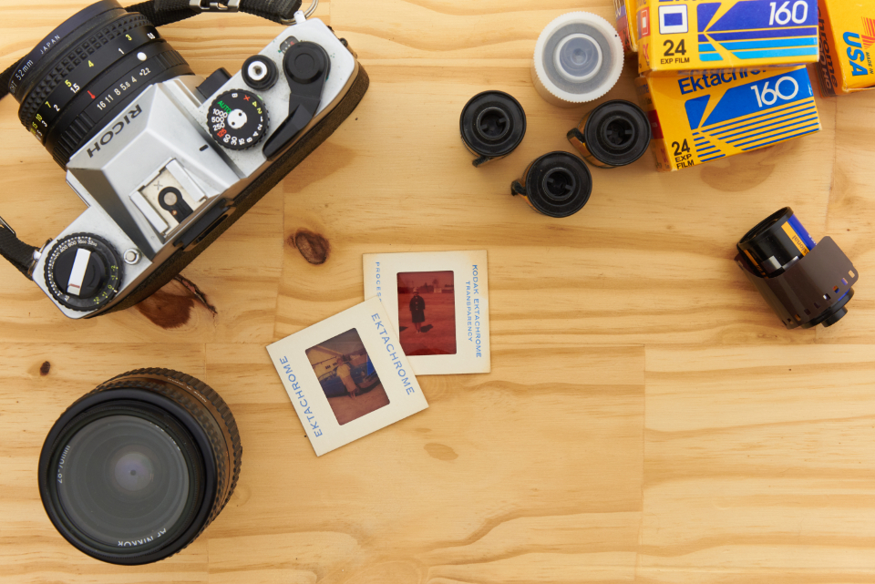 Camera Flatlay