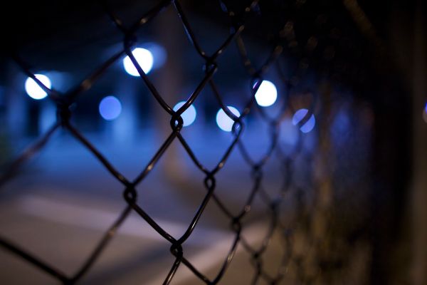 Chain-Link Fence Background