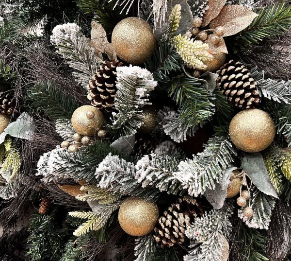 Christmas tree closeup