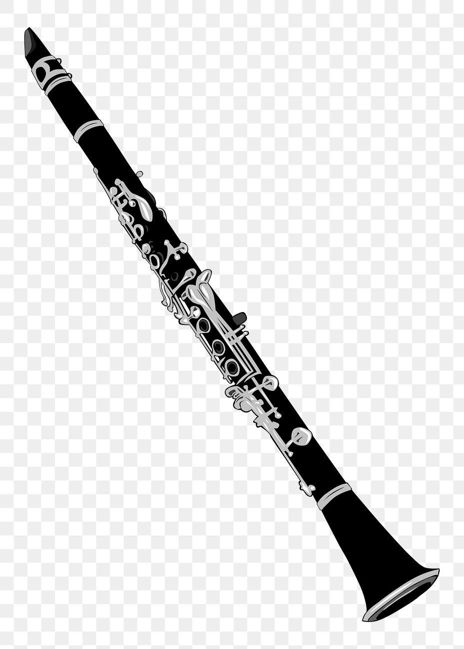 Clarinet png sticker music instrument
