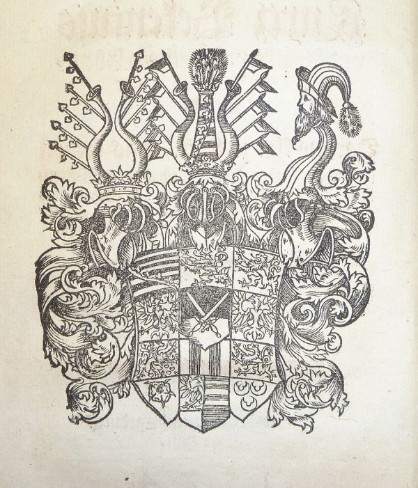Coat of arms of the Electors of Saxony, here probably belonging to Elector John Frederick I (1503-1554)