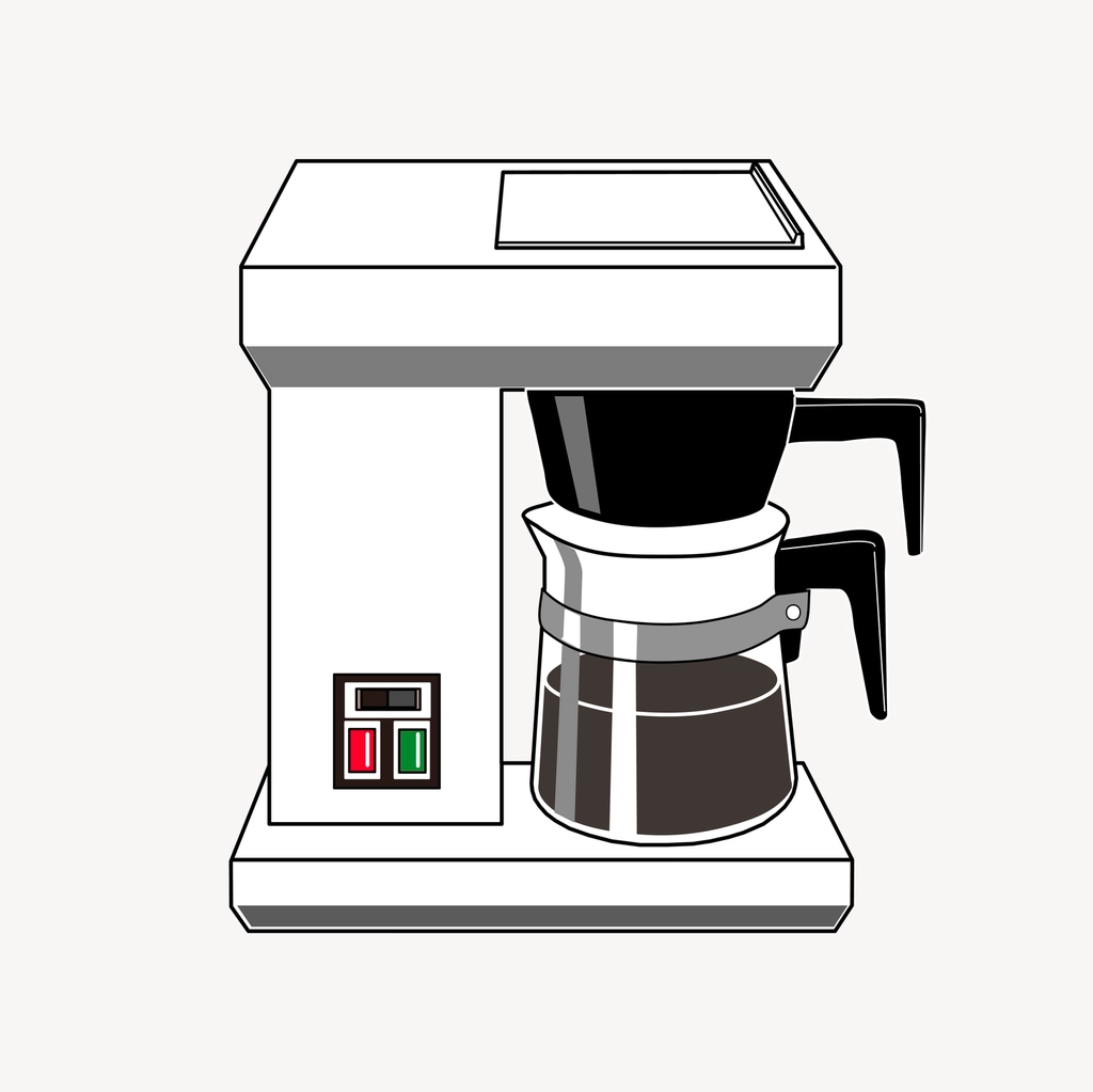 Coffee Maker clipart, drawing illustration