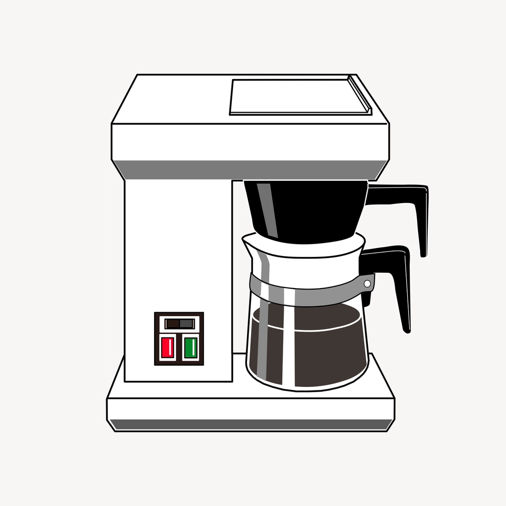 Coffee Maker clipart, drawing illustration
