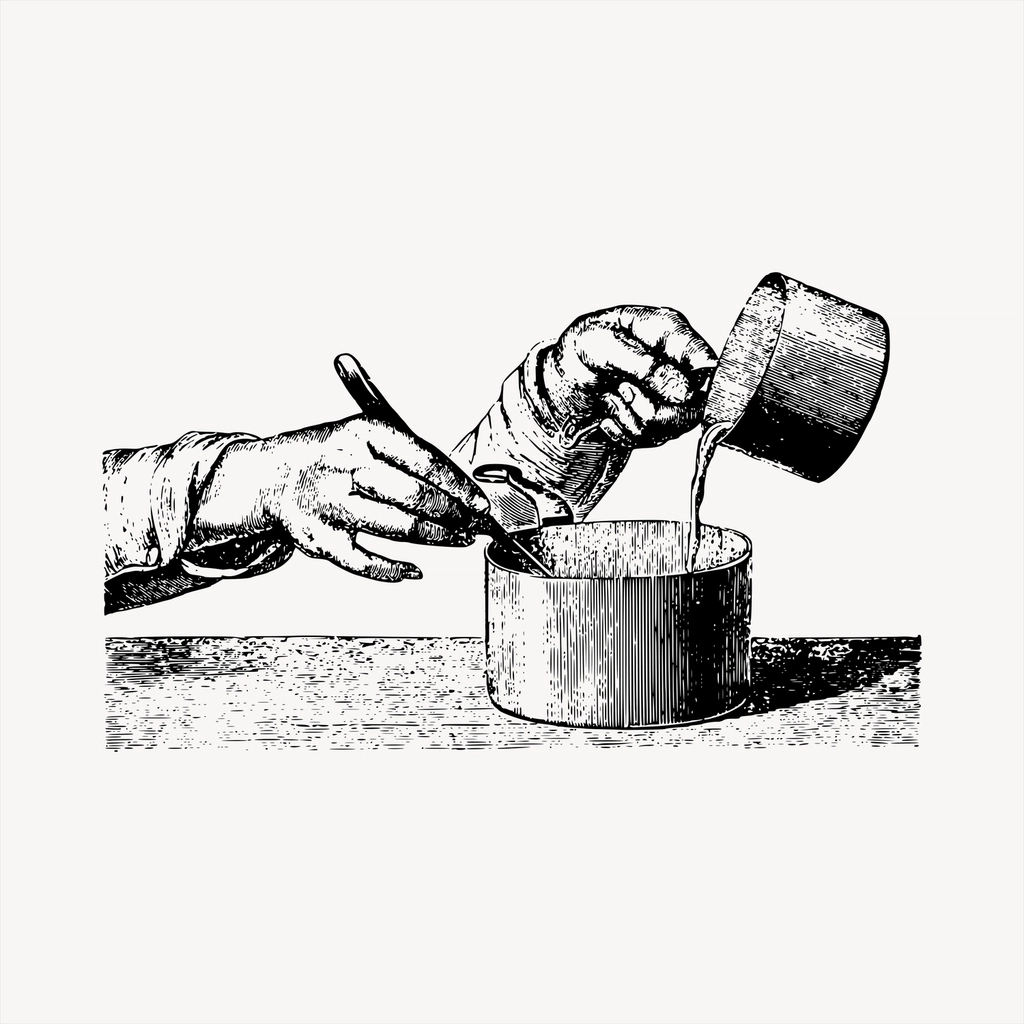 Cooking clipart, vintage hand drawn