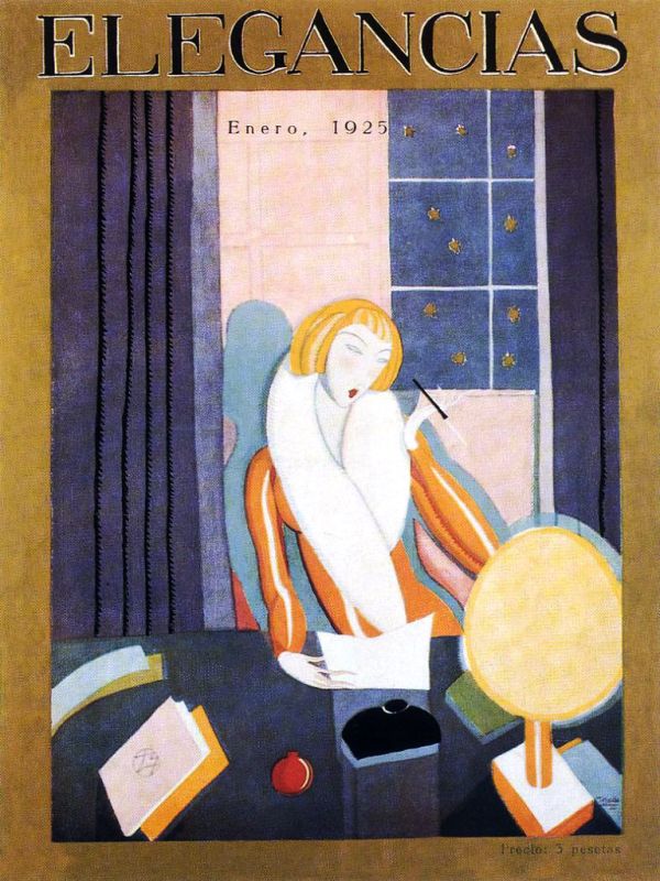 Cover of Elegancias, Jan. 1925.