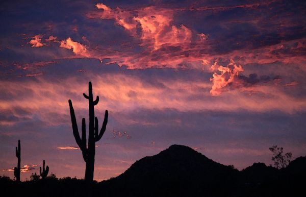 DESERT SUNSET (1-9-2017) casa grande, pinal co, az -14 watercolor