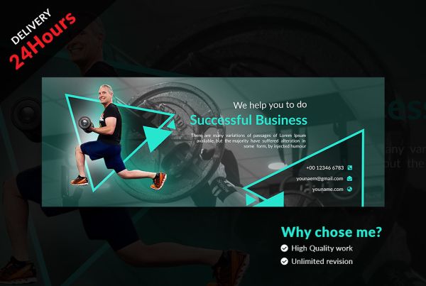 design facebook cover photo or social media posts
