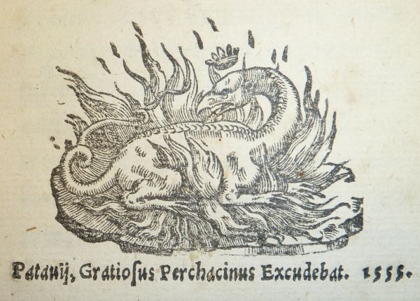 Device of printer Gracioso Perchacino, fl. 1553-1601