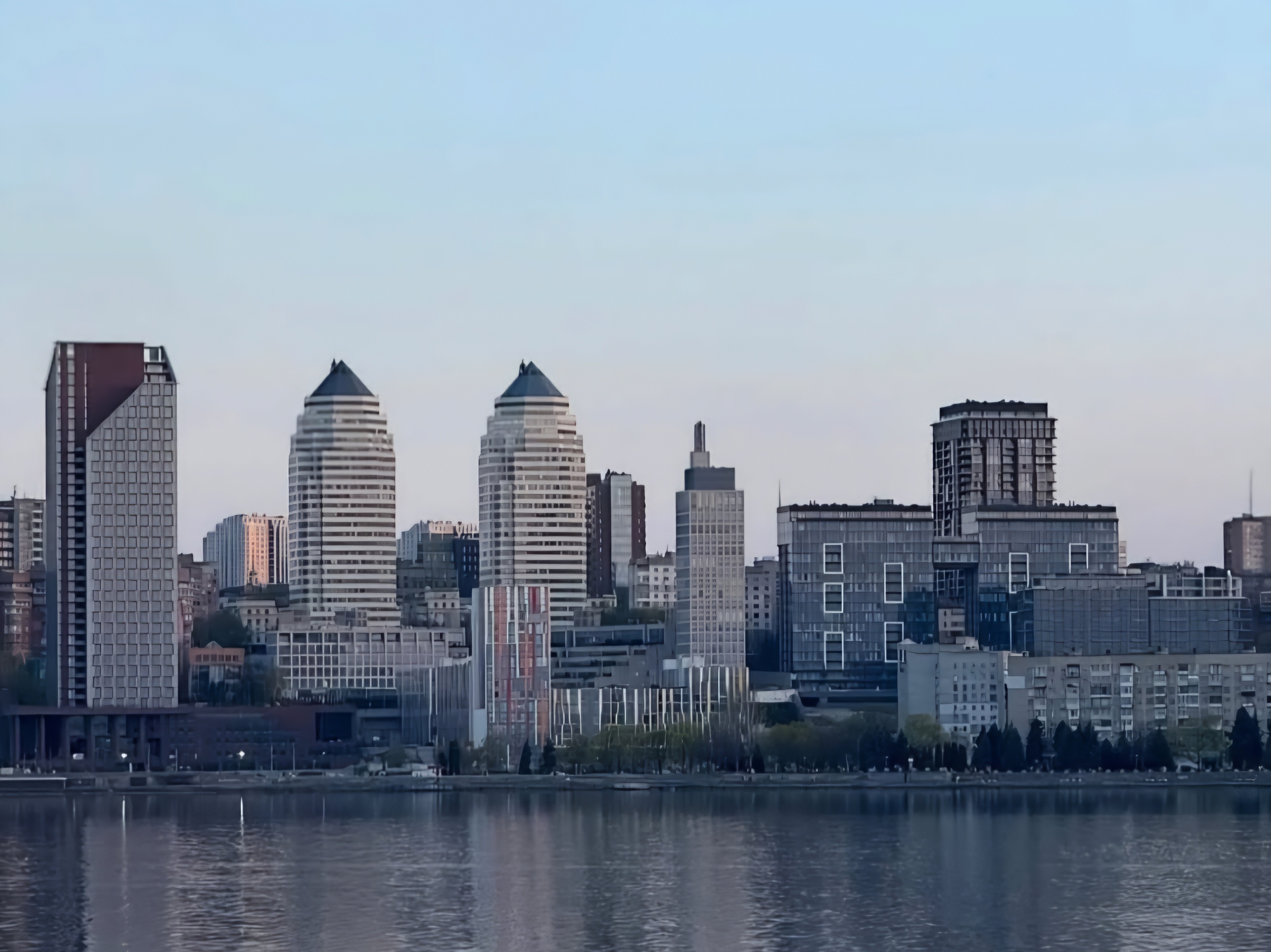 Dnipro City skyline