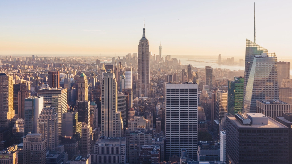 downtown New York City skyline
