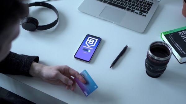 Ecommerce blockchain concept
