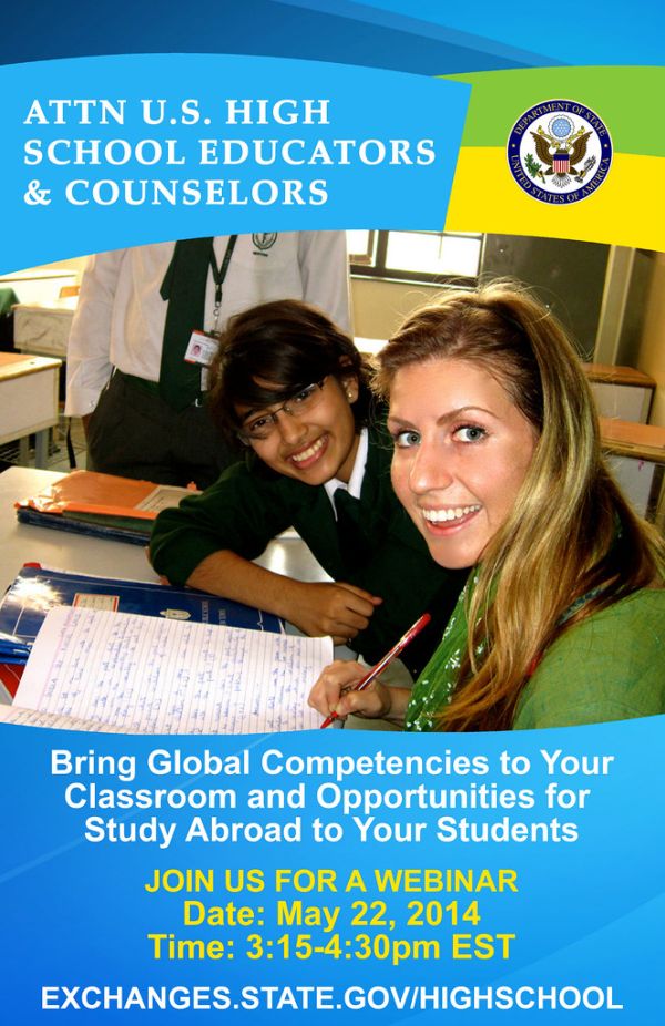 Educator's Webinar poster