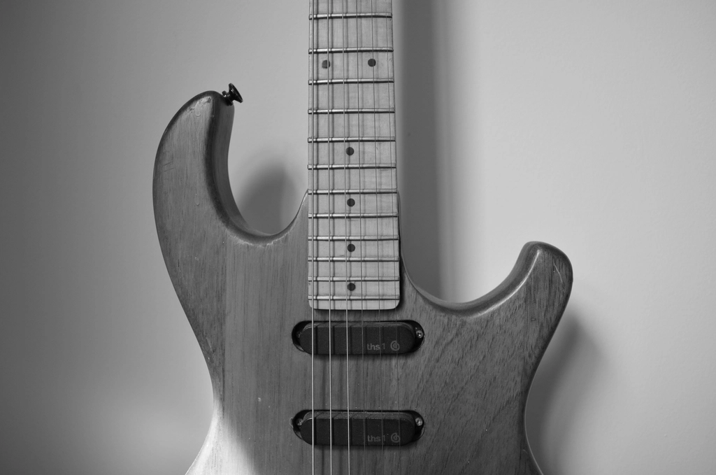 Electric guitar, musical instrument background