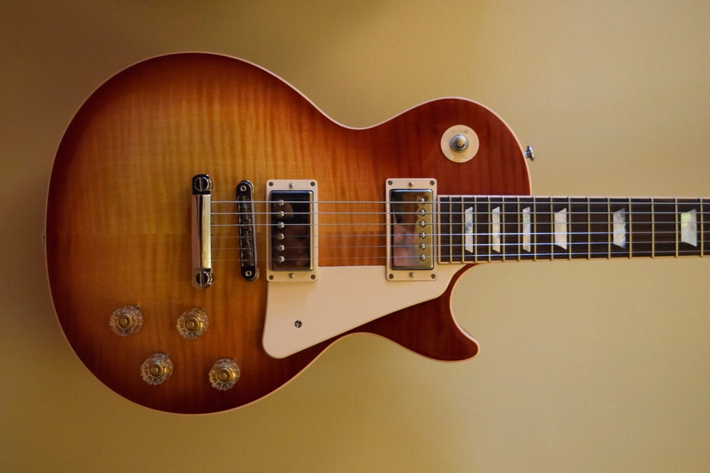 Electric guitar, musical instrument background