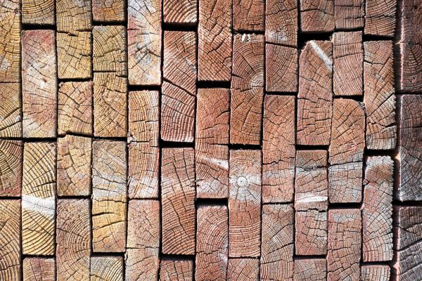 End of Wood Boards Pattern