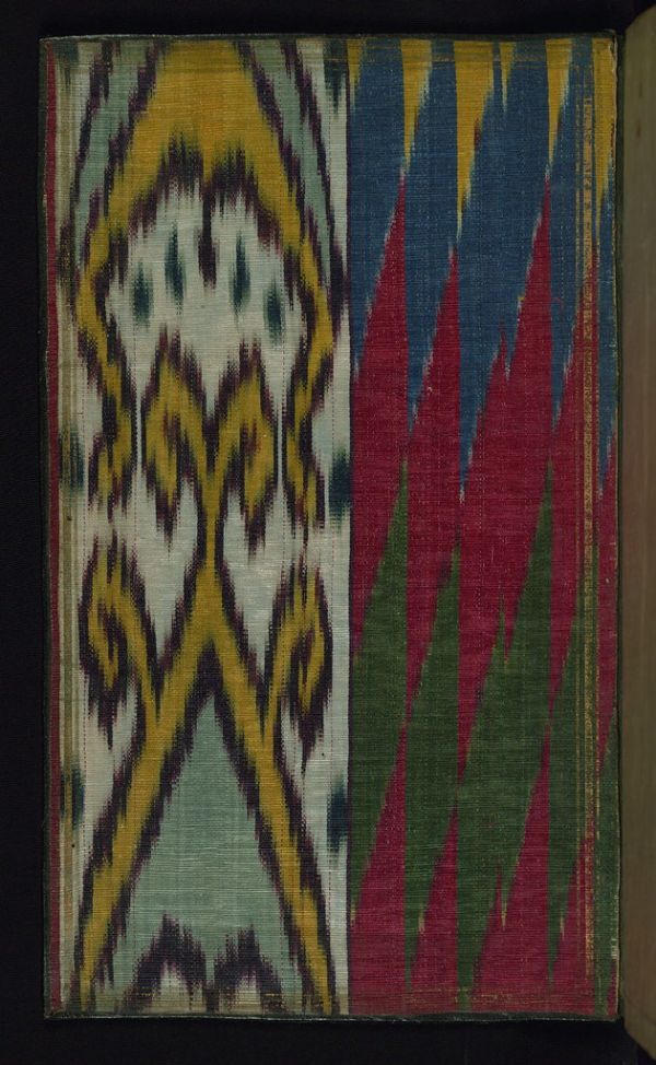 Epic of Timur, Binding Walters Art Museum Ms. W.648, Lower board inside