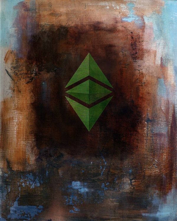 Ethereum Classic Wallpaper - Abstract Art