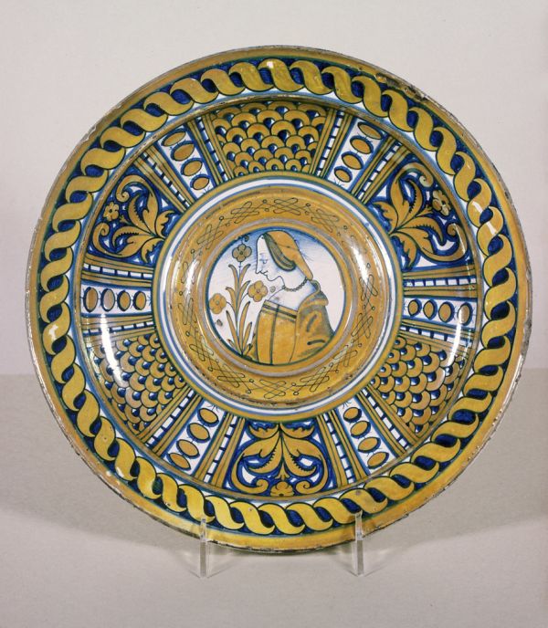 Ewer Basin with Female Bust ca. 1510-1530 (Renaissance)