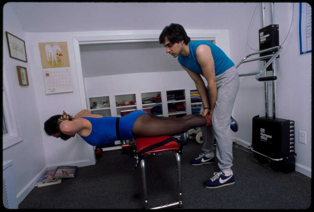 Exercise, home gym Bernard Gotfryd