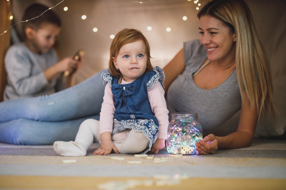 Family Playing