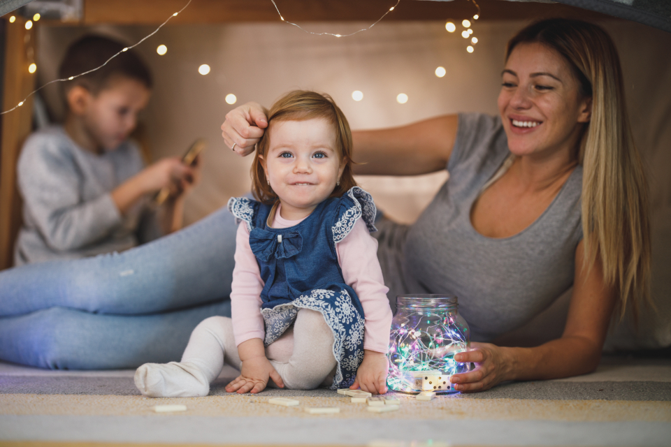 Family Playing