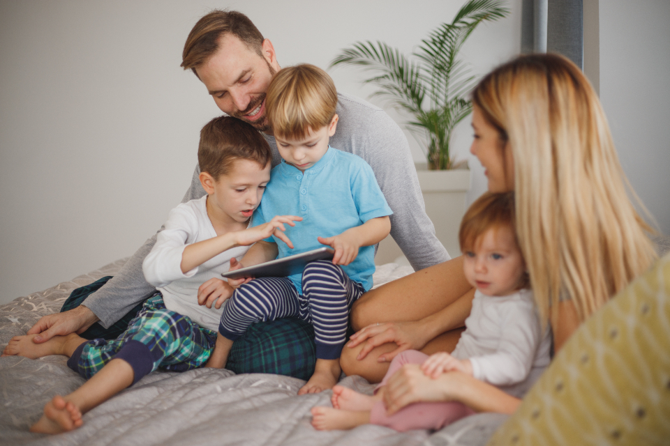 Family Playing