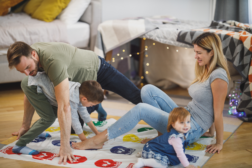 Family Playing