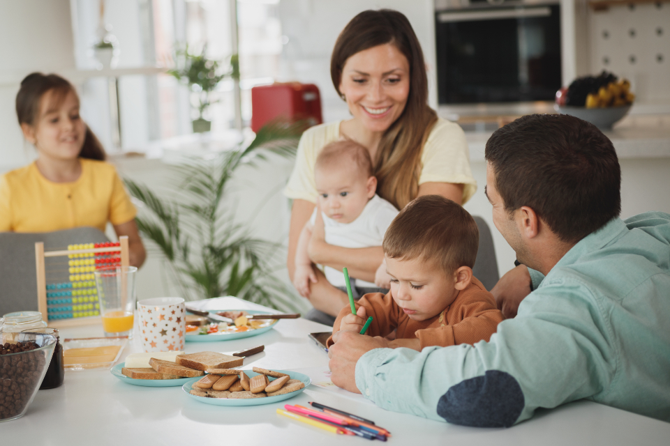 Family Playing