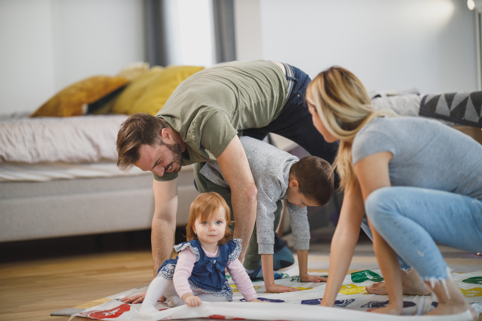 Family Playing
