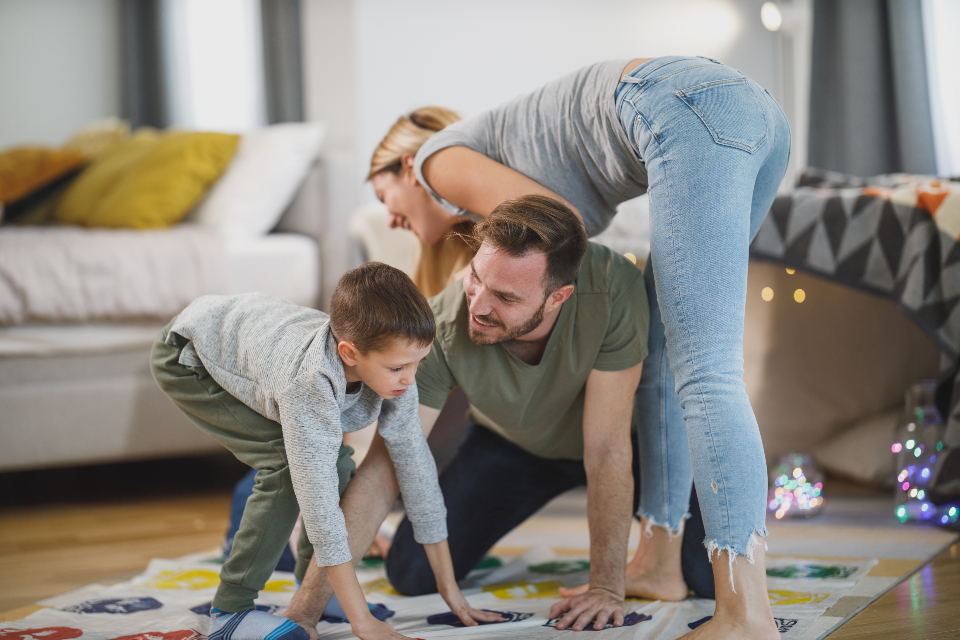 Family Playing