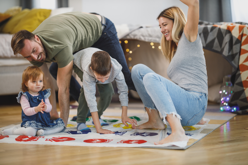 Family Playing