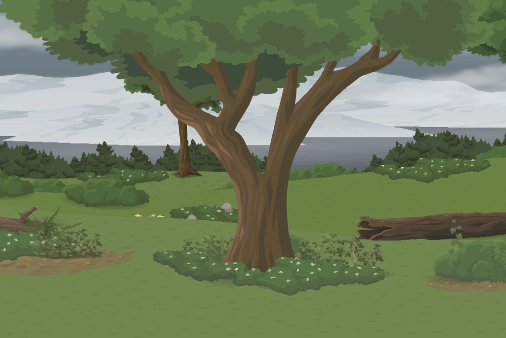 Forest tree clipart background Glitch
