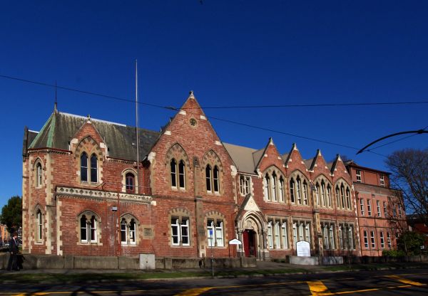 Former Christchurch Girls Highschool.