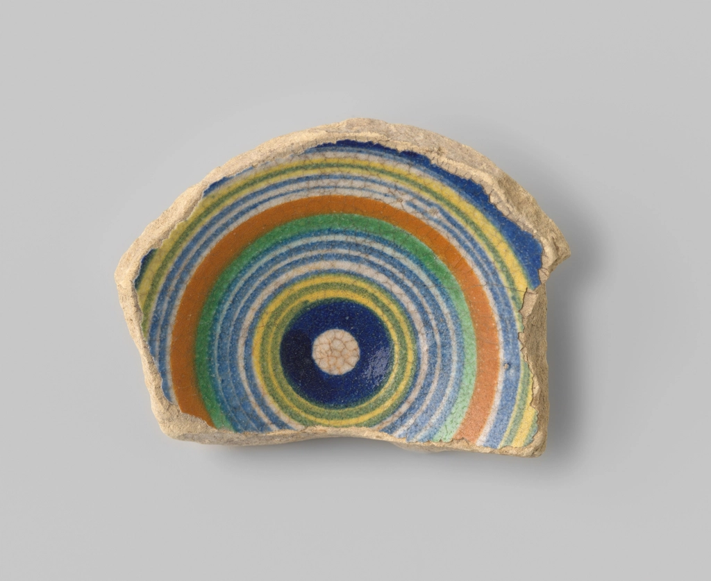 Fragment (voet) van witbakkend aardewerk