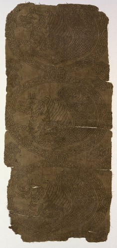Fragment with Senmurvs prior to 1971