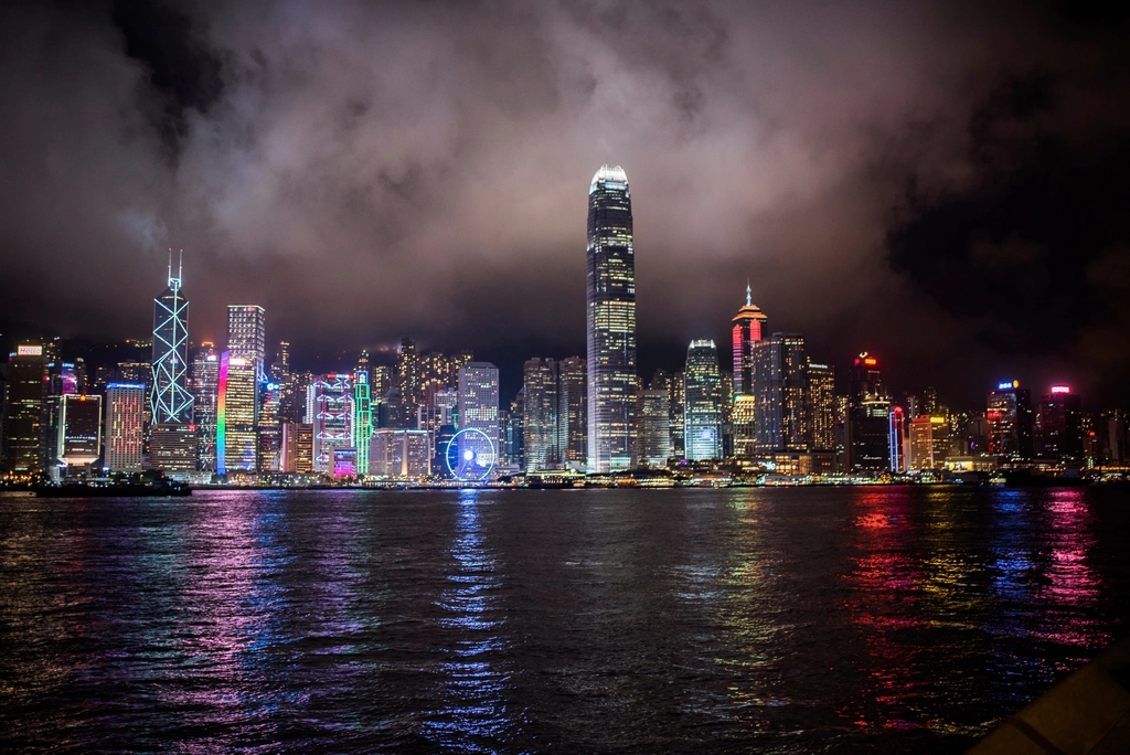 Free Hong Kong city skyline