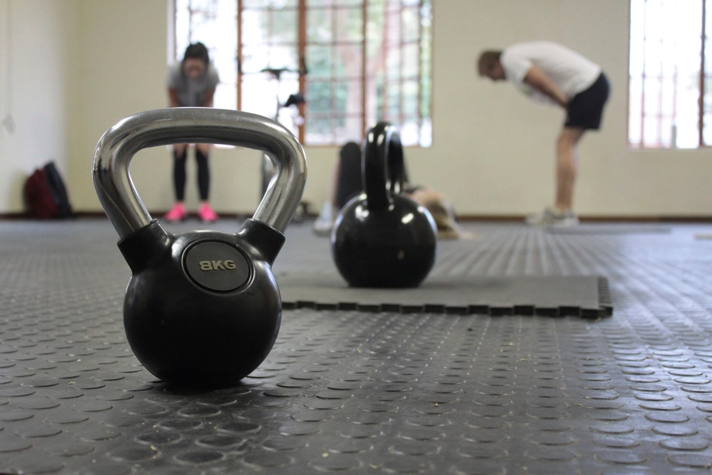 Free kettlebells floor gym image