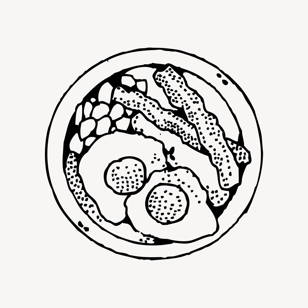 Fry clipart, drawing illustration vector