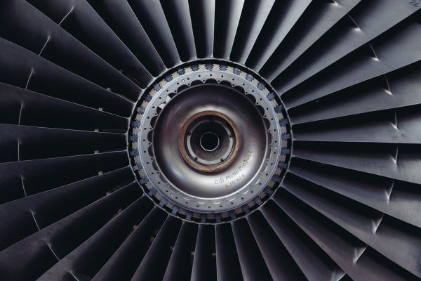 Geometric Air Fan Background Pattern
