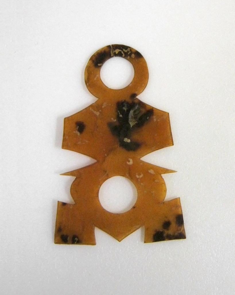 geometric shape 2 circular cutouts;