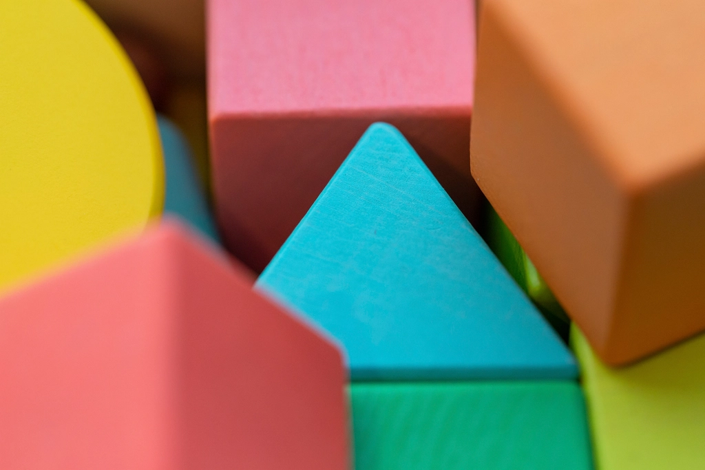 Geometric shapes background