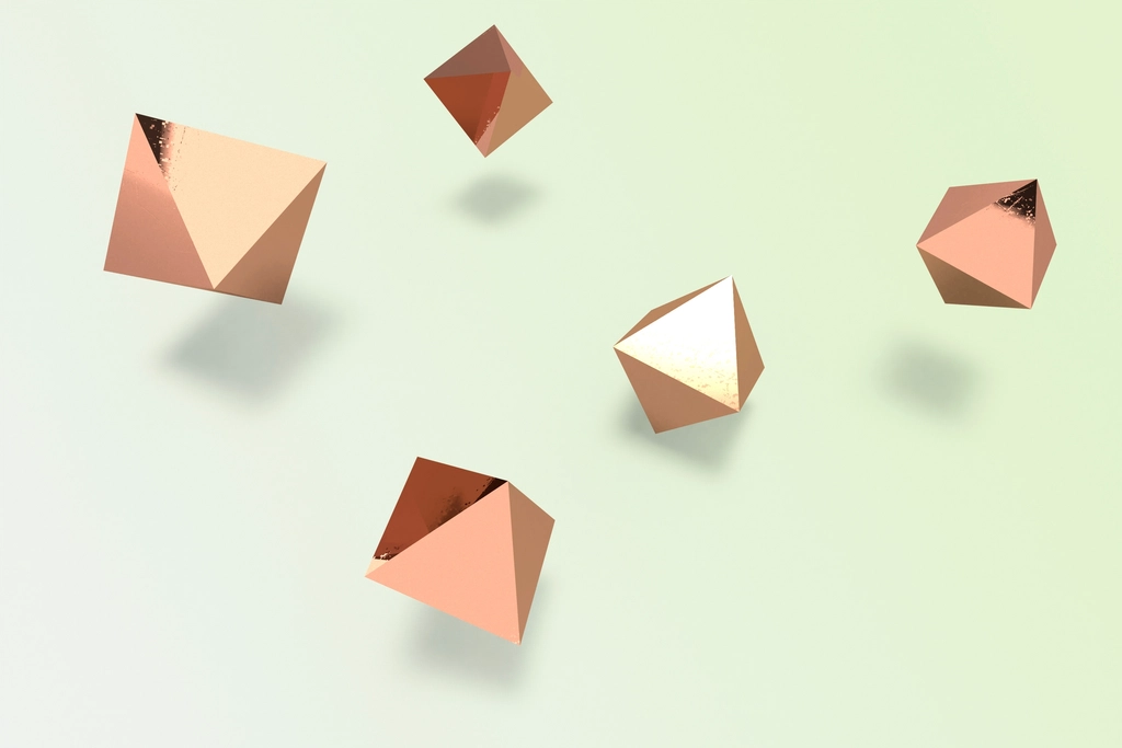 Geometric shapes background